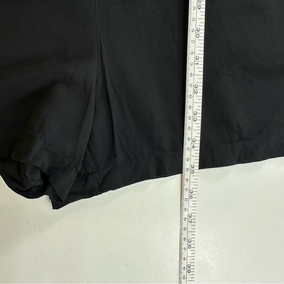 LOFT Embroidered Romper Petite Medium Long Sleeve Jumpsuit Boho Black Red - Picture 10 of 10